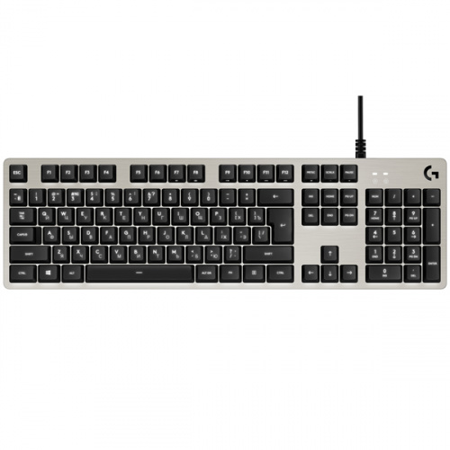 Клавиатура игровая Logitech Mechanical Gaming Keyboard G413 Silver, серый (920-008516)