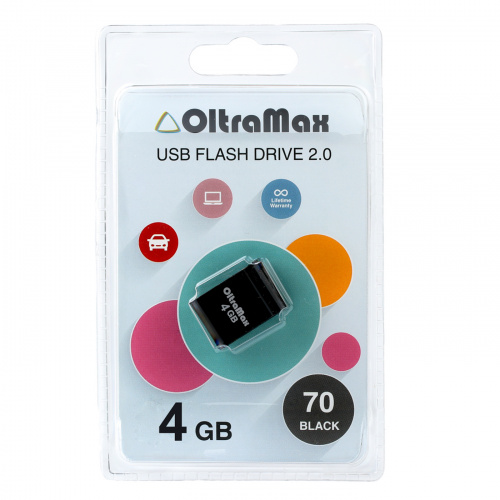 Флеш-накопитель USB  4GB  OltraMax   70  чёрный (OM-4GB-70-Black) фото 7