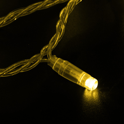 Гирлянда NEON-NIGHT Нить 10м, постоянное свечение, прозрачный ПВХ, 24В, цвет: Жёлтый (1/0) фото 2