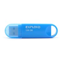 Флеш-накопитель USB  128GB  Exployd  570  синий (EX-128GB-570-Blue)
