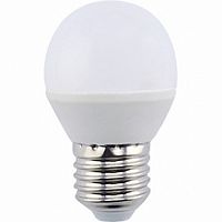 Лампа светодиодная ECOLA globe 8,0W G45 220V E27 4000K шар (композит) 78x45 (10/100) (K7GV80ELC)