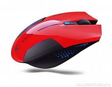 Мышь TEAM Scorpion X-Luca красная, игровая, 600-2400DPI, 5кн (1/40)