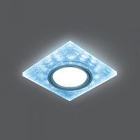 Светильник светодиодный GAUSS Backlight BL065 Квадрат. Белый/Серебро/Хром, Gu5.3, 4100K 1/40