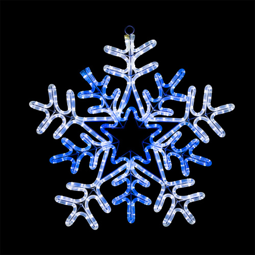 Фигура NEON-NIGHT световая "Снежинка" цвет белая/синяя, размер 60*60 см, с контролером  (1/8) фото 7