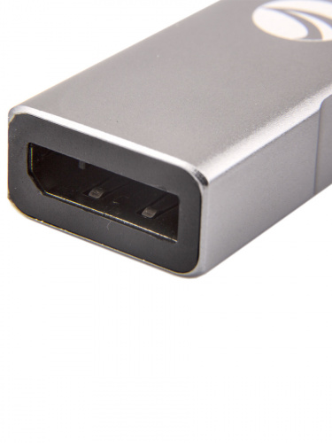 USB-концентратор USB 3.1 Type-Cm --> DP(f) , 4K@60Hz, PD charging, Aluminum Shell, VCOM <CU453> (1/150) фото 3