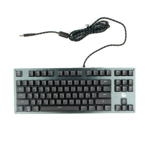 Клавиатура механическая игровая Gembird KB-G540L, USB, мет, переключатели Outemu Blue, 87 кл,20 реж.подсв, черный фото 5