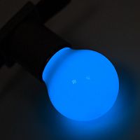 Лампа шар NEON-NIGHT Е27 5 LED Ø45мм - синяя (1/100) (405-113)