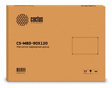 Демонстрационная доска Cactus CS-MBD-90X120 магнитно-маркерная лак 90x120см алюминиевая рама белый