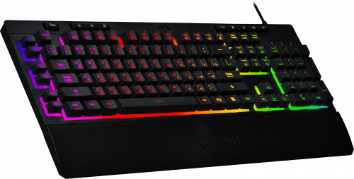 Клавиатура игровая Redragon Shiva RU,RGB, 26 anti-ghost keys, черный (1/10) (77689) фото 4