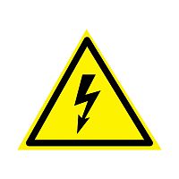 Наклейка знак электробезопасности «Опасность поражения электротоком» 160х160х160 мм REXANT (5/100)