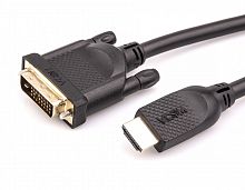 Кабель HDMI AM/DVI(24+1)M, 1.5м, CU, 1080P@60Hz, VCOM <CG484G-1.5M> (1/50)