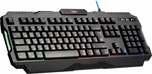 Клавиатура игровая DEFENDER Legion GK-010DL, RGB подсветка, влагоустойчивая, черный (1/20) (45010) фото 10