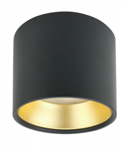 Светильник ЭРА подвесной накладной под лампу Подсветка декоративная GX53, алюминий, цвет черный+золото (40/800) OL8 GX53 BK/GD фото 4