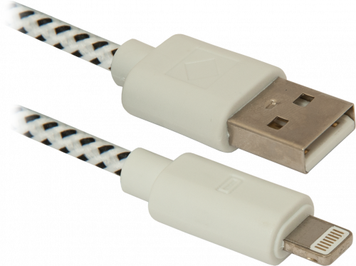 Кабель DEFENDER ACH01-03T, для Apple - USB(AM)-Lightning(M), 1м (1/25/500) (87471) фото 2