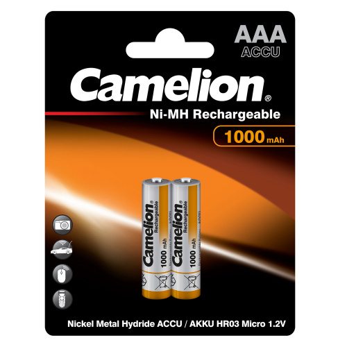 Аккумулятор CAMELION  R6 (1000 mAh) (2 бл)   (2/24/480) (6181) фото 2
