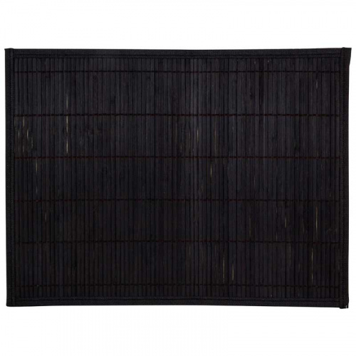 Салфетка сервировочная из бамбука BM-04, цвет: чёрный, подложка: EVA (1/12/48)