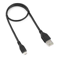 Кабель CABLEXPERT USB 2.0 Pro CCP-mUSB2-AMBM-0.5M, AM - microBM 5P, 0.5м, экран, черный, пакет (1/40