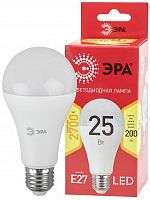 Лампа светодиодная ЭРА RED LINE LED A65-25W-827-E27 R Е27 / E27 25 Вт груша теплый белый свет (1/100) (Б0048009)