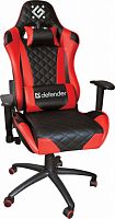 Игровое кресло Defender Dominator CM-362, Черный/Красный, класс 4, полиуретан, 50мм