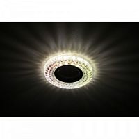 Светильник ЭРА DK LD15 SL RGB/WH, декор cо светодиодной подсветкой MR16, мультиколор (1/50/1400)