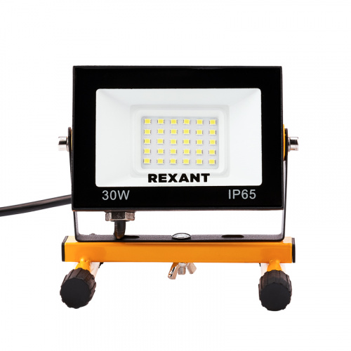 Прожектор светодиодный REXANT переносной СДО-EXPERT 30 Вт 2400 Лм 6500 K со шнуром 0,5 метра и евровилкой (1/10) фото 4