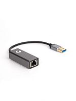 Кабель-переходник USB 3.0 (Am) --> LAN RJ-45 Ethernet 1000 Mbps, Aluminum Shell, VCOM <DU312M> (1/150)