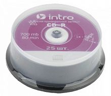 Intro СD-R INTRO 52X 700MB  Cakebox 25 (25/300/14400) (Б0016201)