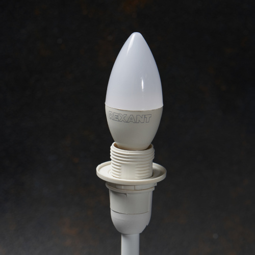 Лампа светодиодная REXANT Свеча CN 7,5 Вт E14 713 лм 4000 K нейтральный свет (1/10/100) (604-018) фото 6