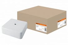 Коробка распаячная КР 50х50х20 ОП белая IP40 TDM (1/192) (SQ1401-0201)