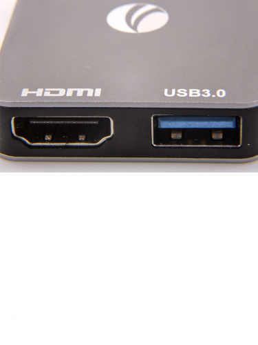 Aдаптер USB3.1 Type-CM-->HDMI A(f) 4K@30 Hz+USB3.0+PD charging, Aluminum Shell,VCOM <CU454> (1/72) фото 4