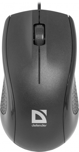 Мышь проводная DEFENDER Optimum MB-160, USB, 3 кнопки, черный (1/40) (52160) фото 3