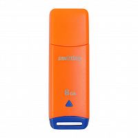Флеш-накопитель USB  8GB  Smart Buy  Easy   оранжевый (SB008GBEO)