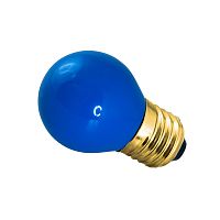 Лампа накаливания NEON-NIGHT Е27 10 Вт синяя колба (10/100)