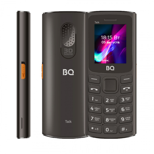 Мобильный телефон BQ 1862 Talk Black (1/40) (86191555)