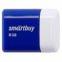 Флеш-накопитель USB  8GB  Smart Buy  Lara  синий (SB8GBLara-B)