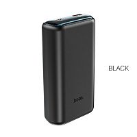 Аккумулятор внешний HOCO Q1A, Kraft, 20000mAh, литий-полимерный, дисплей, 1 USB выход, Type-C, QC3.0, цвет: чёрный