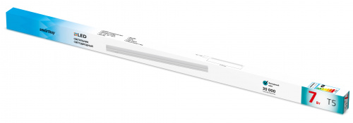 Светильник светодиодный SMARTBUY линейный T5 7W 6500К IP20 матовый L600 mm (SBL-T5-7W-65K) (1/25)
