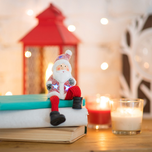 Фигурка керамическая NEON-NIGHT "Дед Мороз" с подвесными ножками 6.3х5.4х10.4 см (1/96) (505-023) фото 2