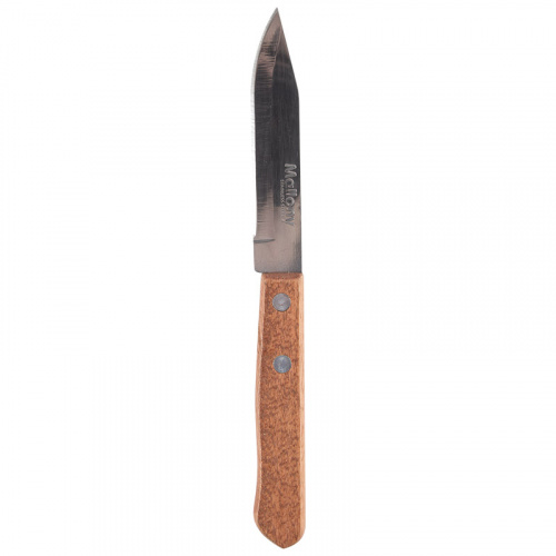 Нож с деревянной рукояткой ALBERO MAL-06AL для овощей, 8,5 см (1/24/144) фото 3