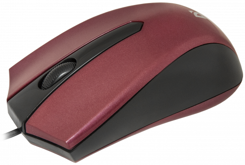 Мышь DEFENDER  Accura MM-950, красный, USB, проводная, 3 кнопки (1/40) (52951) фото 4