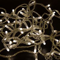 Гирлянда NEON-NIGHT «Нить» 10 м, 200 LED, прозрачный ПВХ, цвет свечения теплый белый  (1/10)