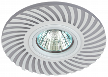Светильник ЭРА декор cо светодиодной подсветкой MR16, 220V, max 11W, белый (1/50/1500) DK LD32 WH /1
