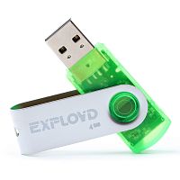USB  4GB  Exployd  530  зелёный