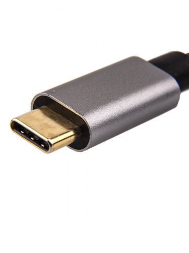 Aдаптер USB3.1 Type-CM-->HDMI+USB3.0+PD charging, TF, Aluminum Shell, VCOM <CU457> (1/72) фото 5