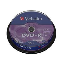 Диск VERBATIM DVD-RW 4.7 GB (4х) CB-10 (200)