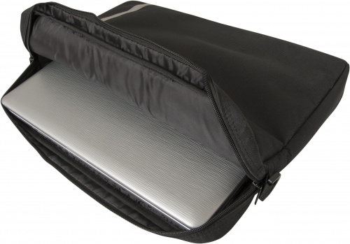 Сумка DEFENDER для ноутбука Shiny 15-16", чёрная, со светоотраж. (1/20) (26097) фото 6