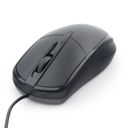 Мышь проводная ГАРНИЗОН GM-225XL, USB, чип- Х, 2м, 1000 DPI, 2кн.колесо-кнопка, черный
