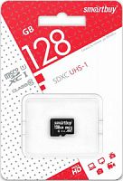 Карта памяти MicroSD  128GB  Smart Buy Class10 UHS-I без адаптера (SB128GBSDCL10-00)