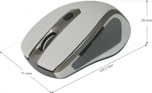 Мышь DEFENDER Safari MM-675, бежевая, беспроводная, USB (1/40) (52677) фото 11