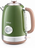 Чайник электрический Kitfort KT-6110 1.7л. 2200Вт зеленый (корпус: нержавеющая сталь)
